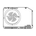 Panel - 3531923518 Baffle Plate Internal Grey [Electrolux Aeg]
